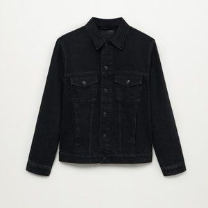 Black denim jacket - Mango Men NEW WITH TAGS